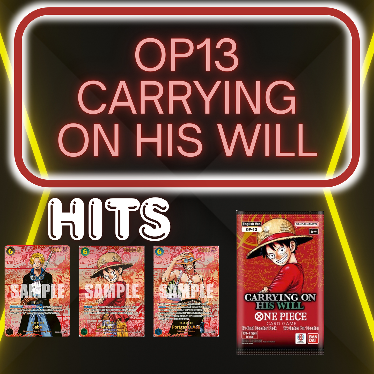 One Piece OP13 - MUST NOTE IN CHECKOUT - RIPPED OR SEALED