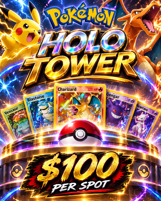 Damaged Pokemon Holo Tower
