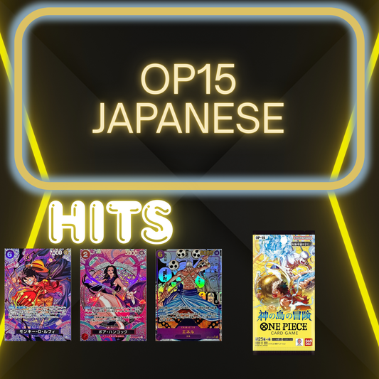 OP15 Japanese - MUST NOTE IN CHECKOUT - RIPPED OR SEALED
